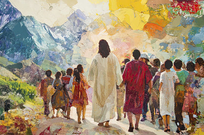 Walking With Jesus Gallery Wrap
