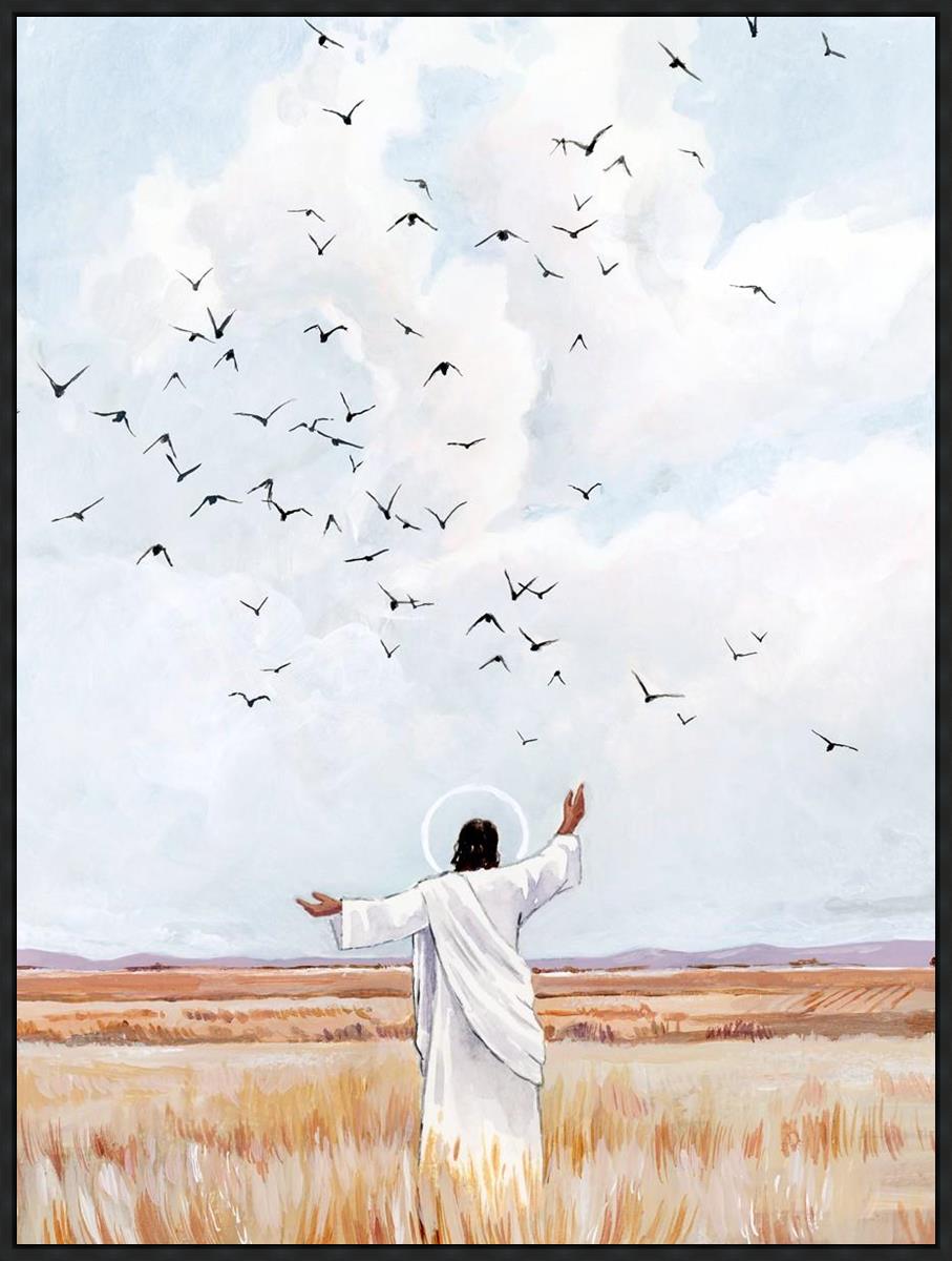 Consider The Birds in The Sky Large Wall Art Gallery Wrap