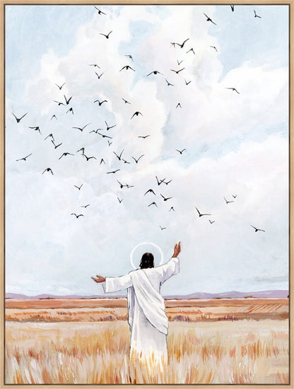 Consider The Birds in The Sky Large Wall Art Gallery Wrap