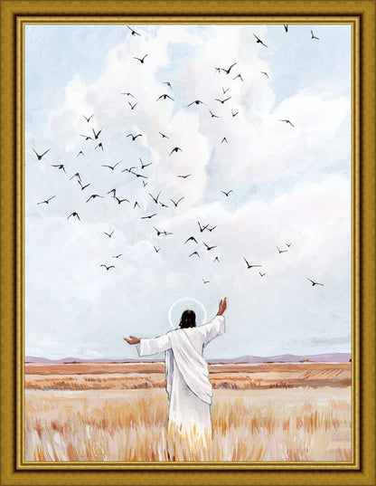 Consider The Birds in The Sky Large Wall Art