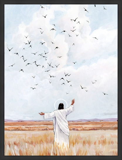 Consider The Birds in The Sky Large Wall Art