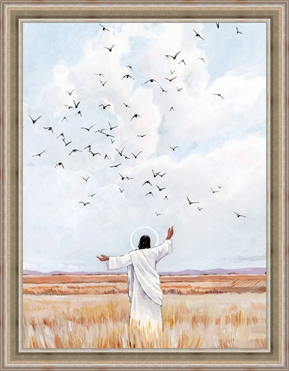 Consider The Birds in The Sky Large Wall Art