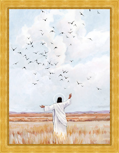 Consider The Birds in The Sky Large Wall Art