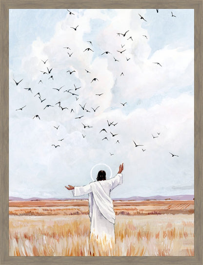 Consider The Birds in The Sky Large Wall Art