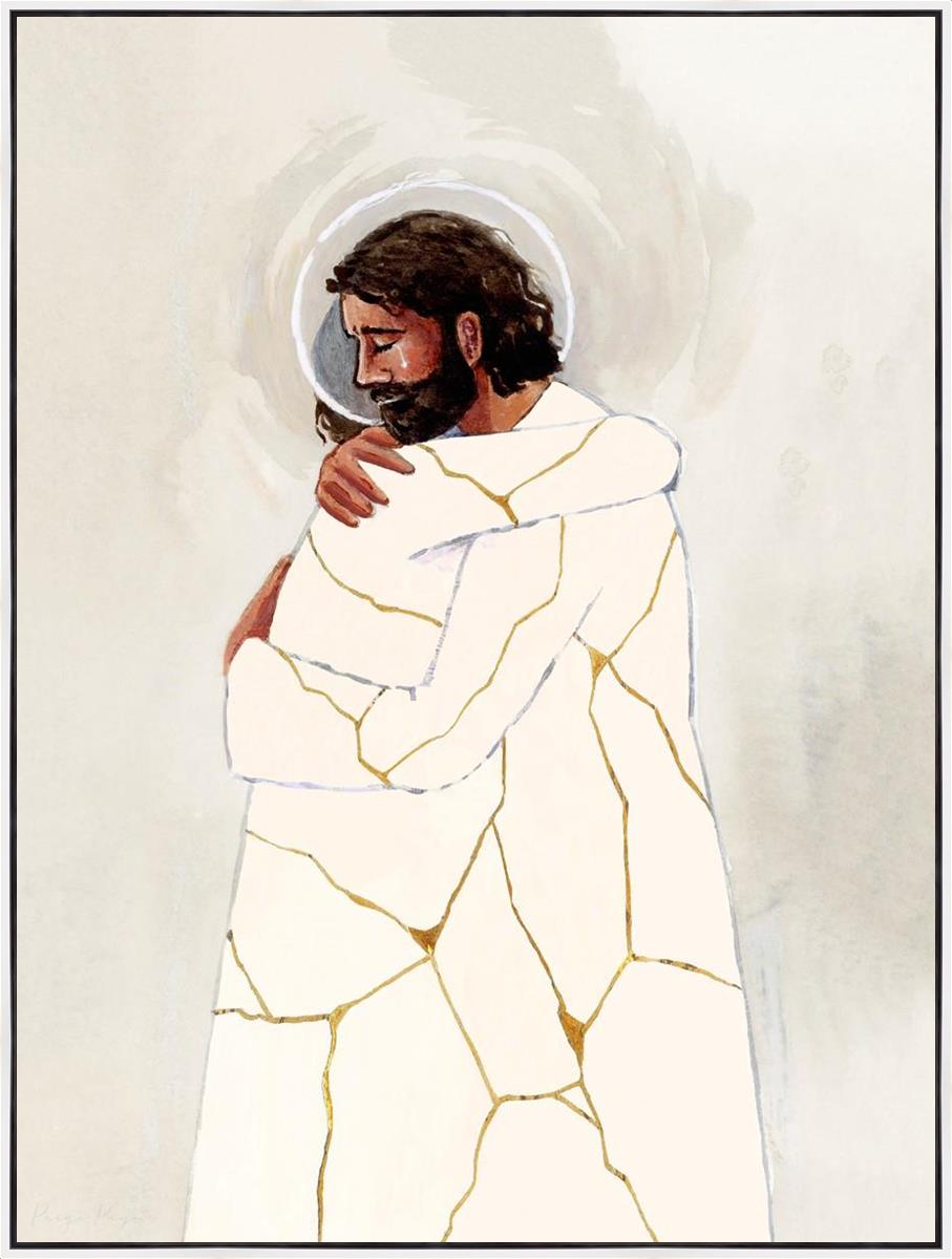 He Binds up The Broken Hearted Large Wall Art Gallery Wrap