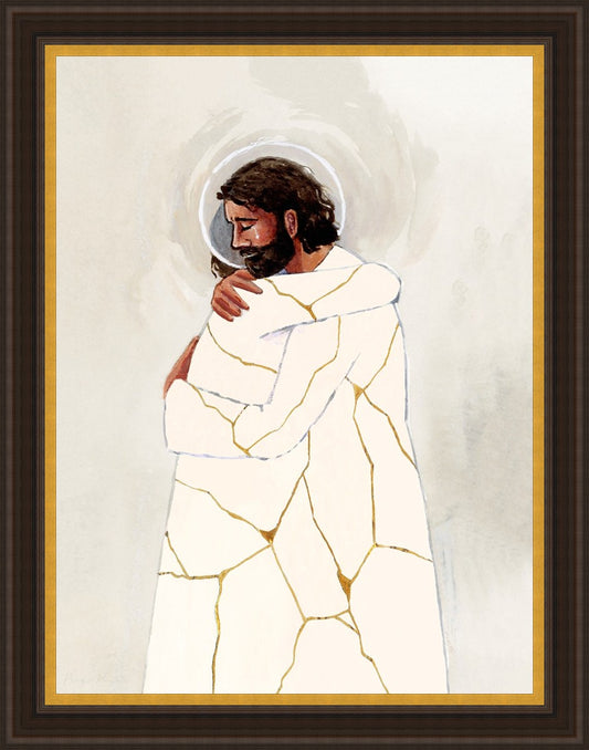 He Binds up The Broken Hearted Large Wall Art