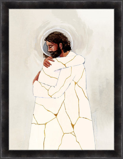 He Binds up The Broken Hearted Large Wall Art