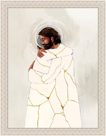 He Binds up The Broken Hearted Large Wall Art