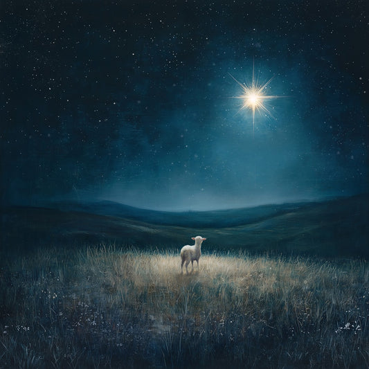 Star of Bethlehem Large Wall Art Gallery Wrap