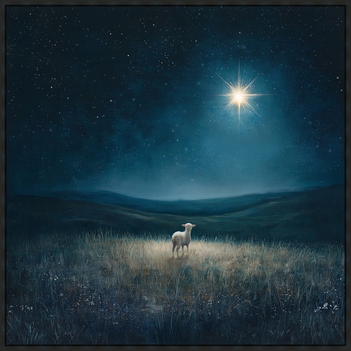 Star of Bethlehem Large Wall Art Gallery Wrap