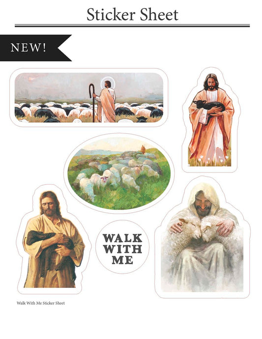 2026 Walk With Me Youth Theme 5 Sticker Pack