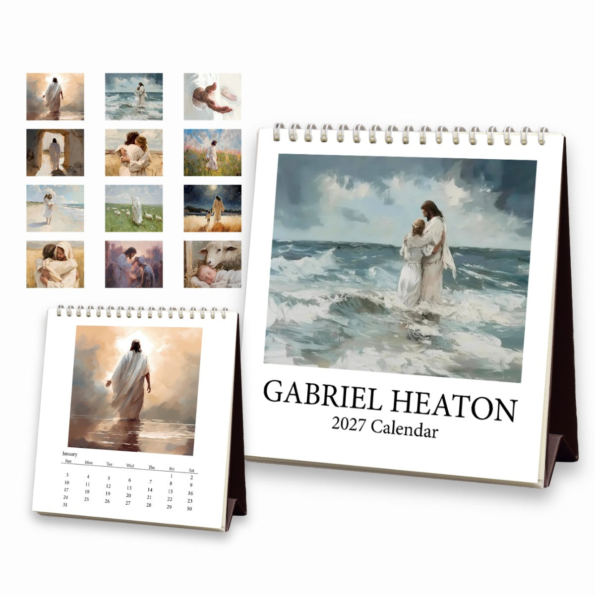2027 Gabriel Heaton Desktop Calendar
