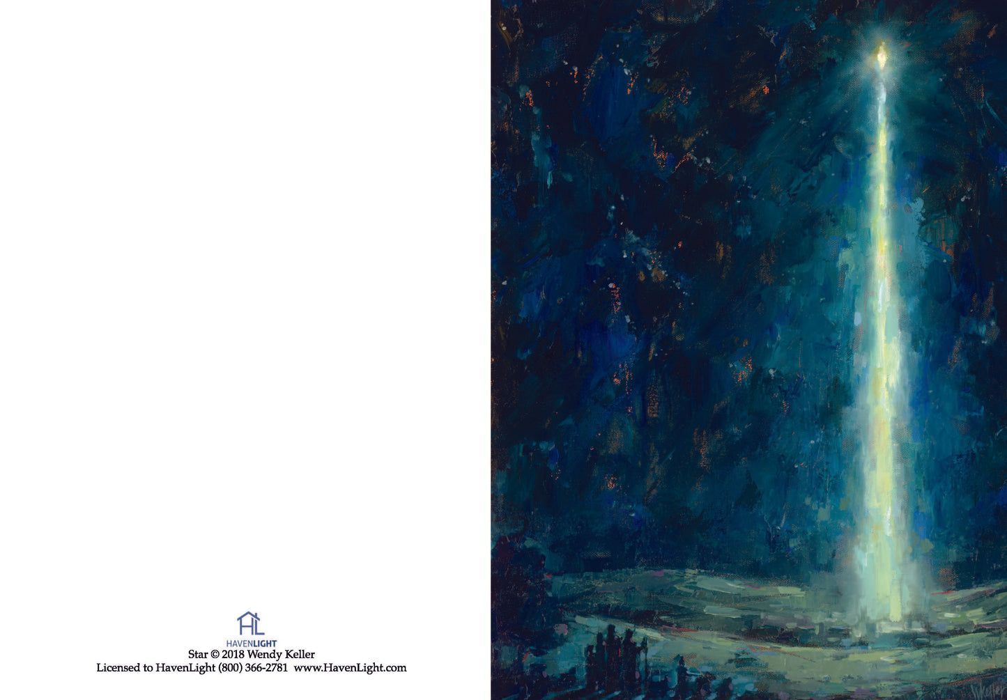 Star Christmas Card 18 pack