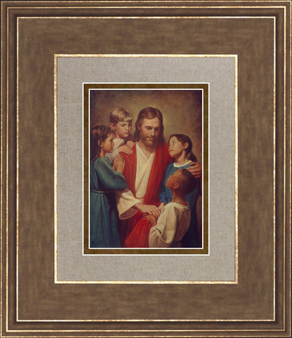 Christ And Children From Around The World