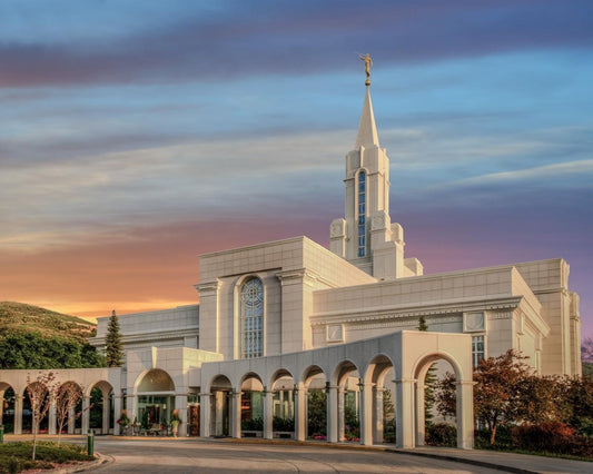 Bountiful Utah Temple A House of Truth Gallery Wrap