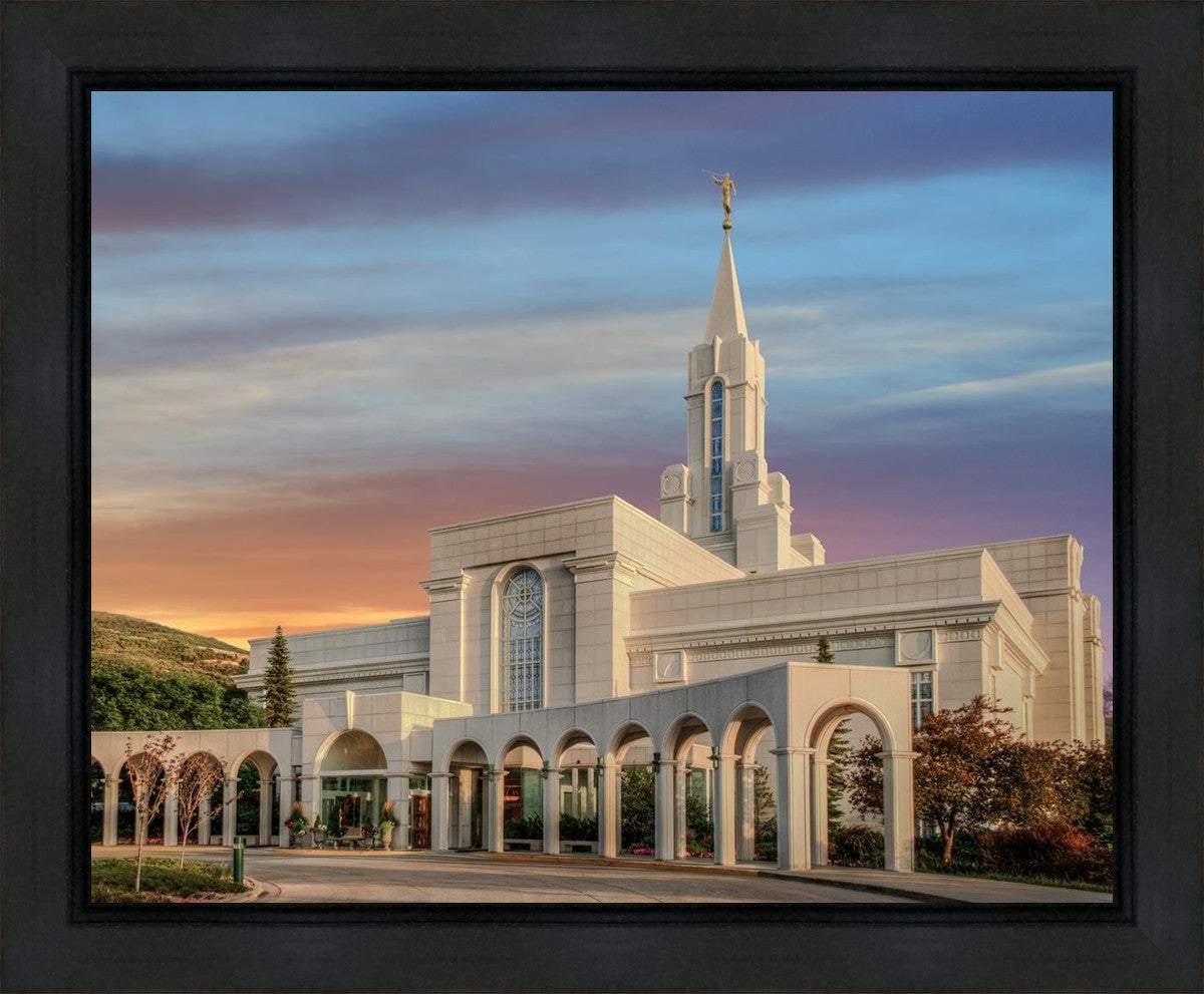 Bountiful Utah Temple A House of Truth Gallery Wrap