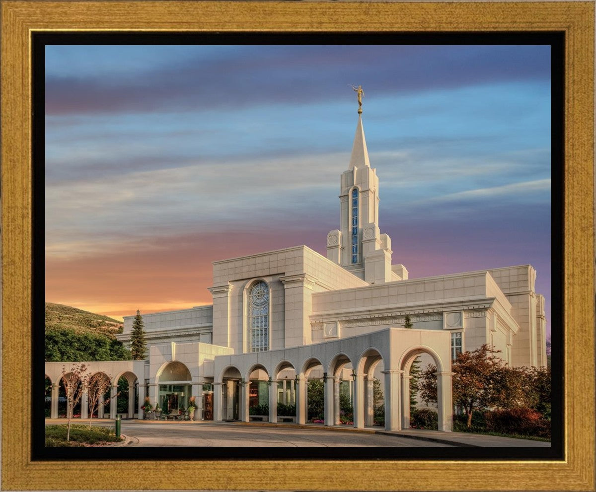 Bountiful Utah Temple A House of Truth Gallery Wrap