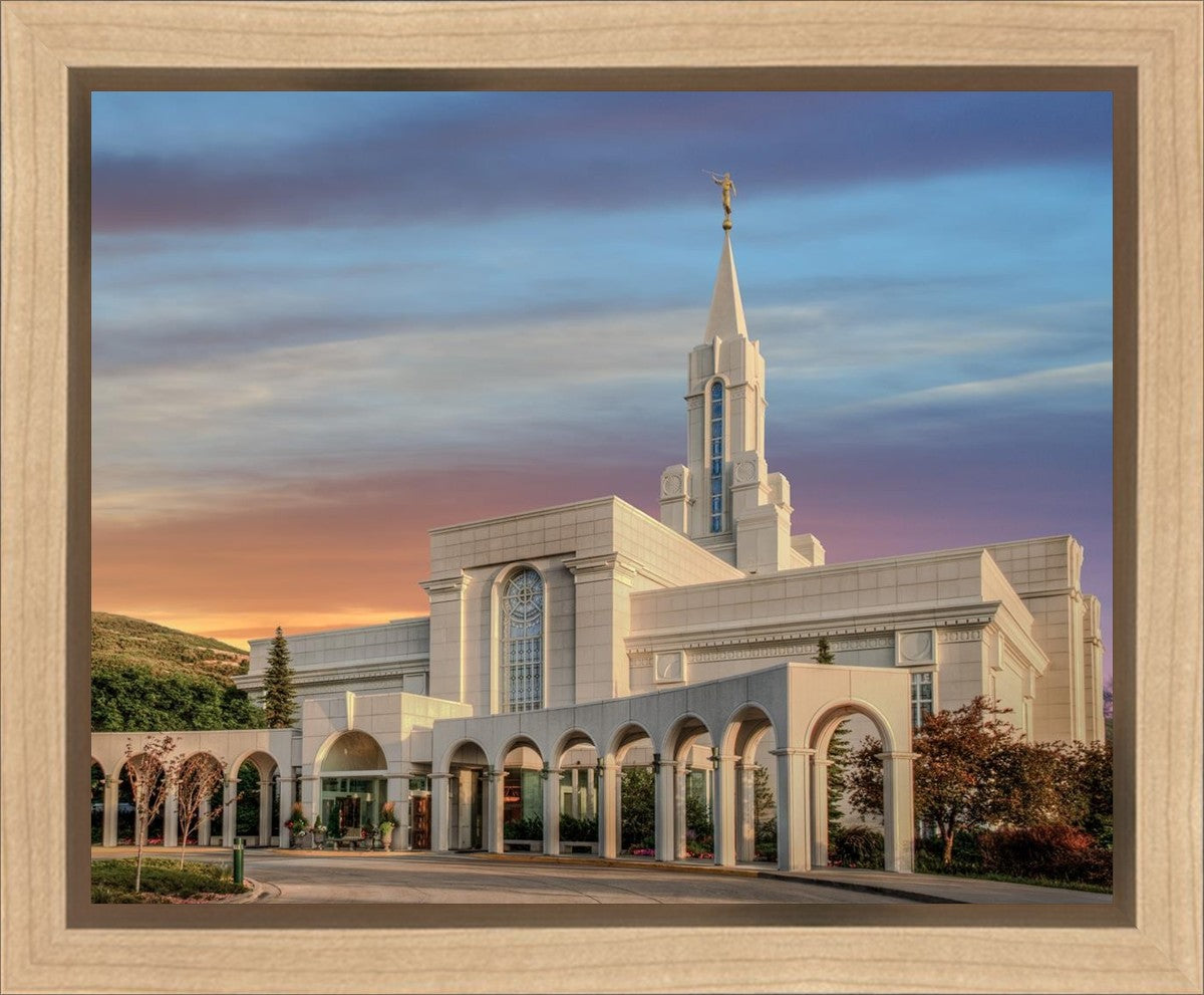 Bountiful Utah Temple A House of Truth Gallery Wrap
