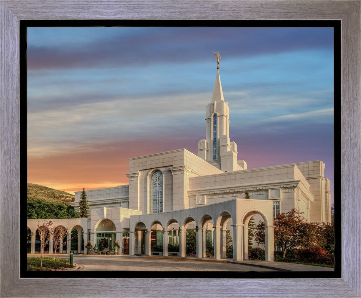 Bountiful Utah Temple A House of Truth Gallery Wrap