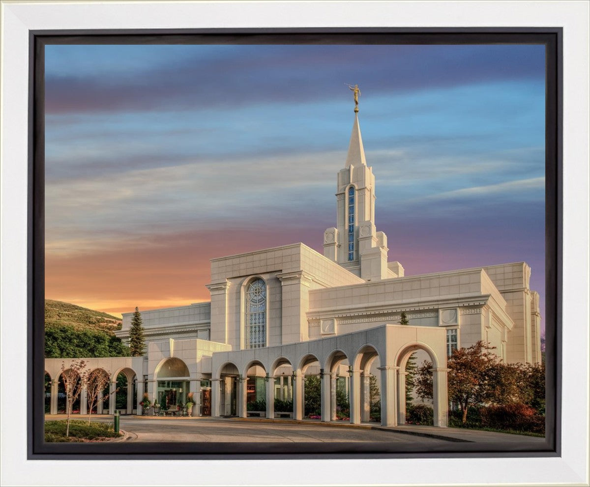 Bountiful Utah Temple A House of Truth Gallery Wrap