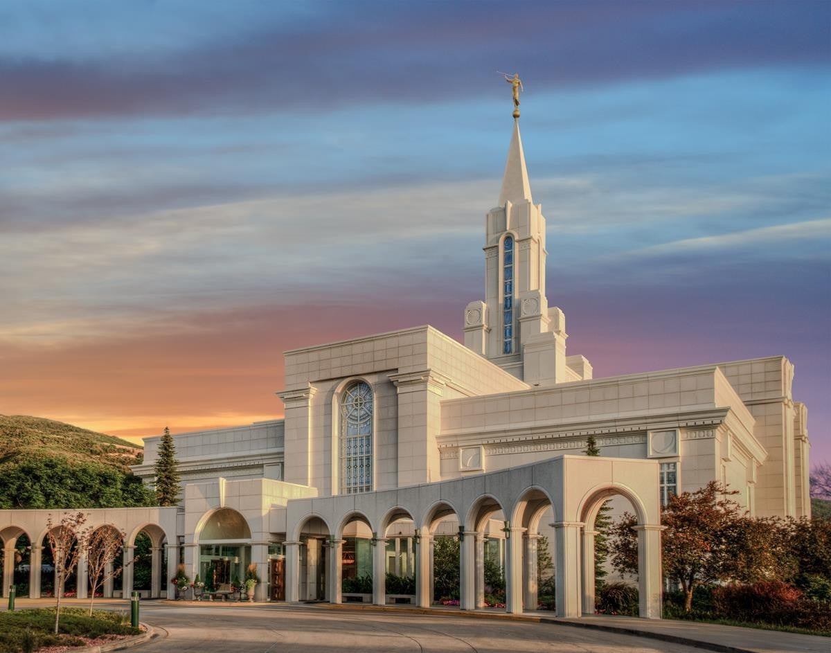Bountiful Utah Temple A House of Truth Gallery Wrap