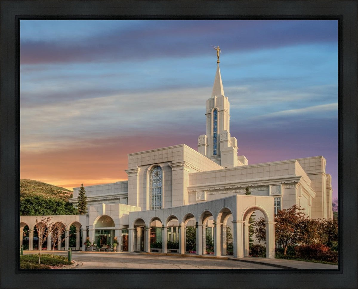 Bountiful Utah Temple A House of Truth Gallery Wrap