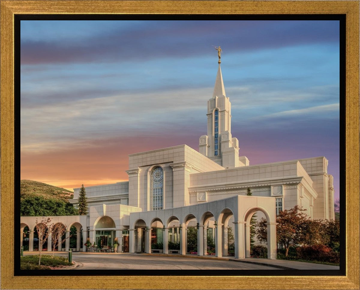 Bountiful Utah Temple A House of Truth Gallery Wrap