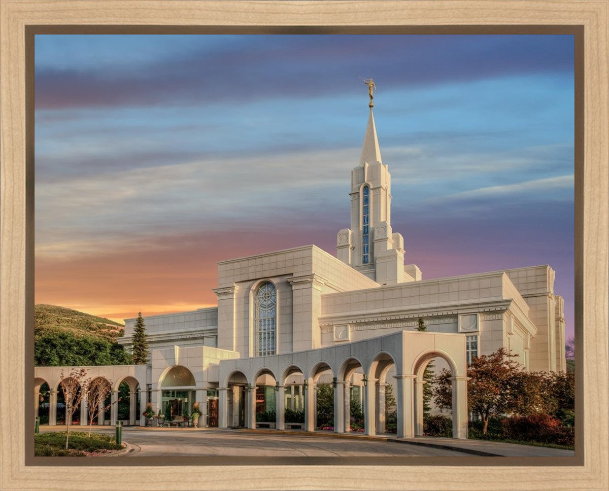 Bountiful Utah Temple A House of Truth Gallery Wrap