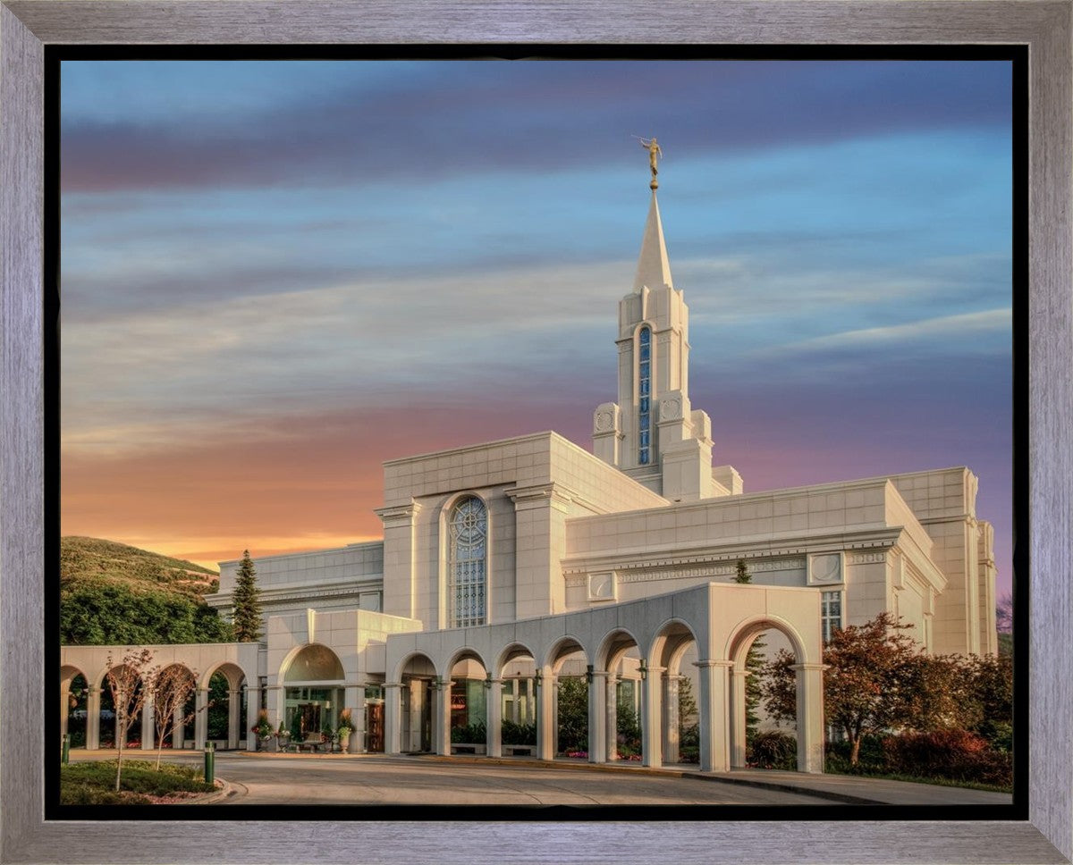 Bountiful Utah Temple A House of Truth Gallery Wrap