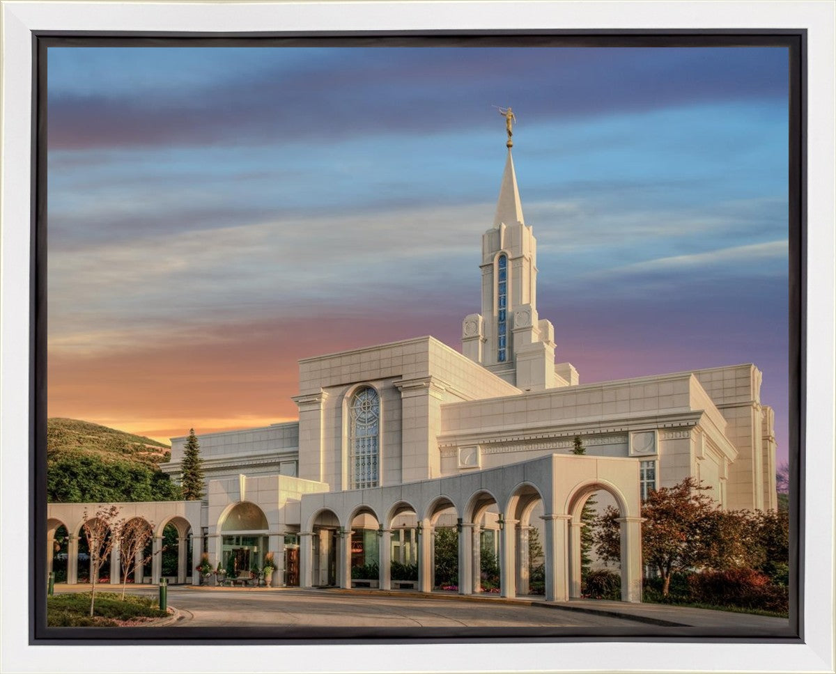Bountiful Utah Temple A House of Truth Gallery Wrap