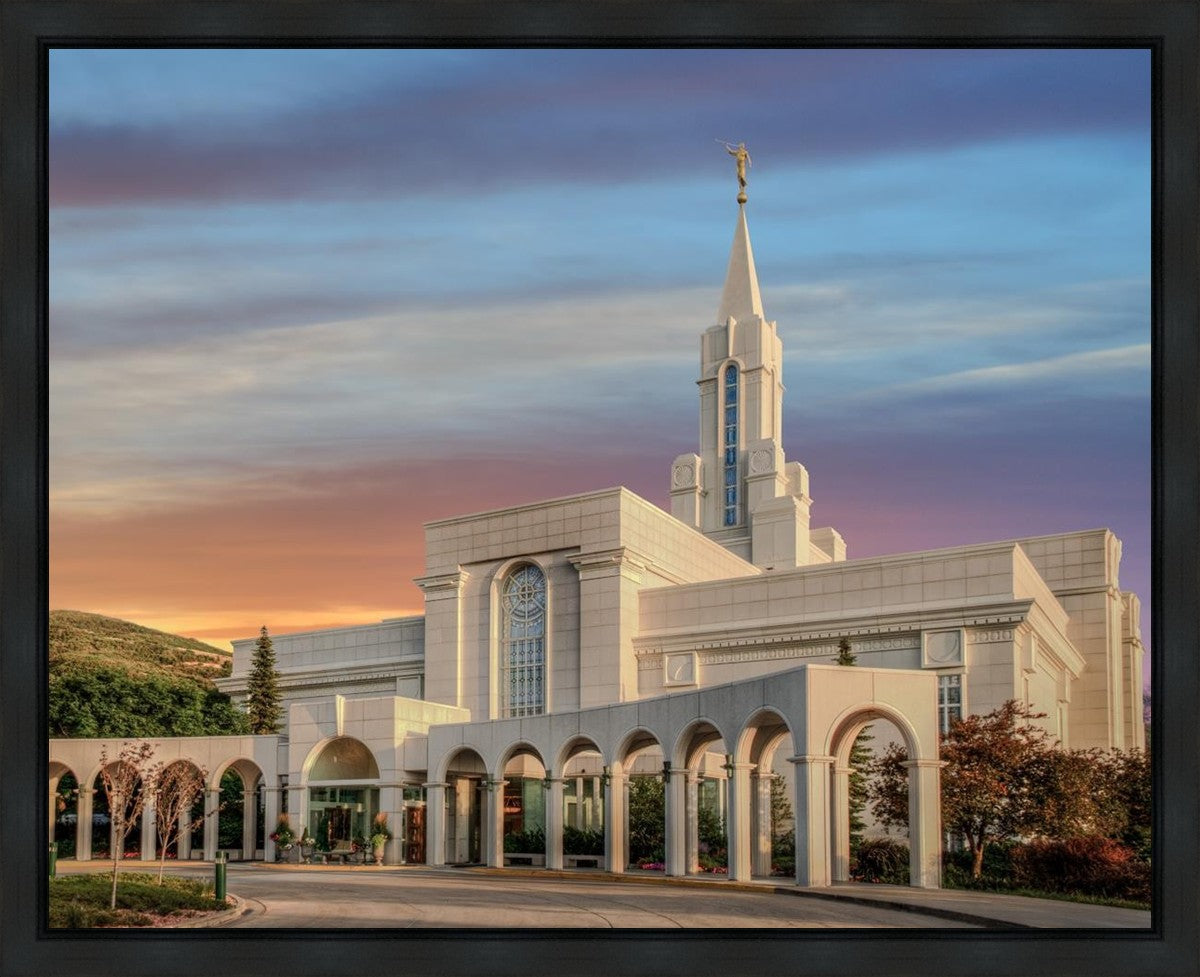 Bountiful Utah Temple A House of Truth Gallery Wrap
