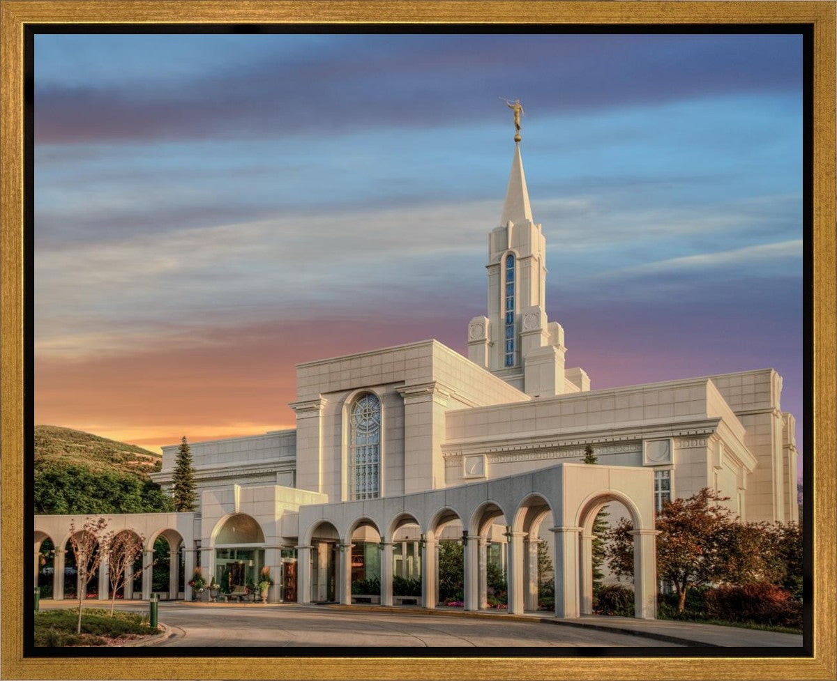 Bountiful Utah Temple A House of Truth Gallery Wrap