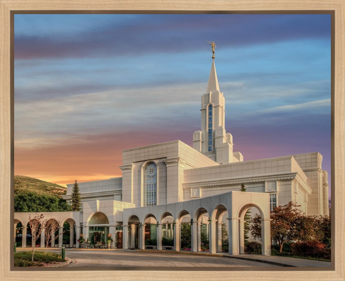 Bountiful Utah Temple A House of Truth Gallery Wrap