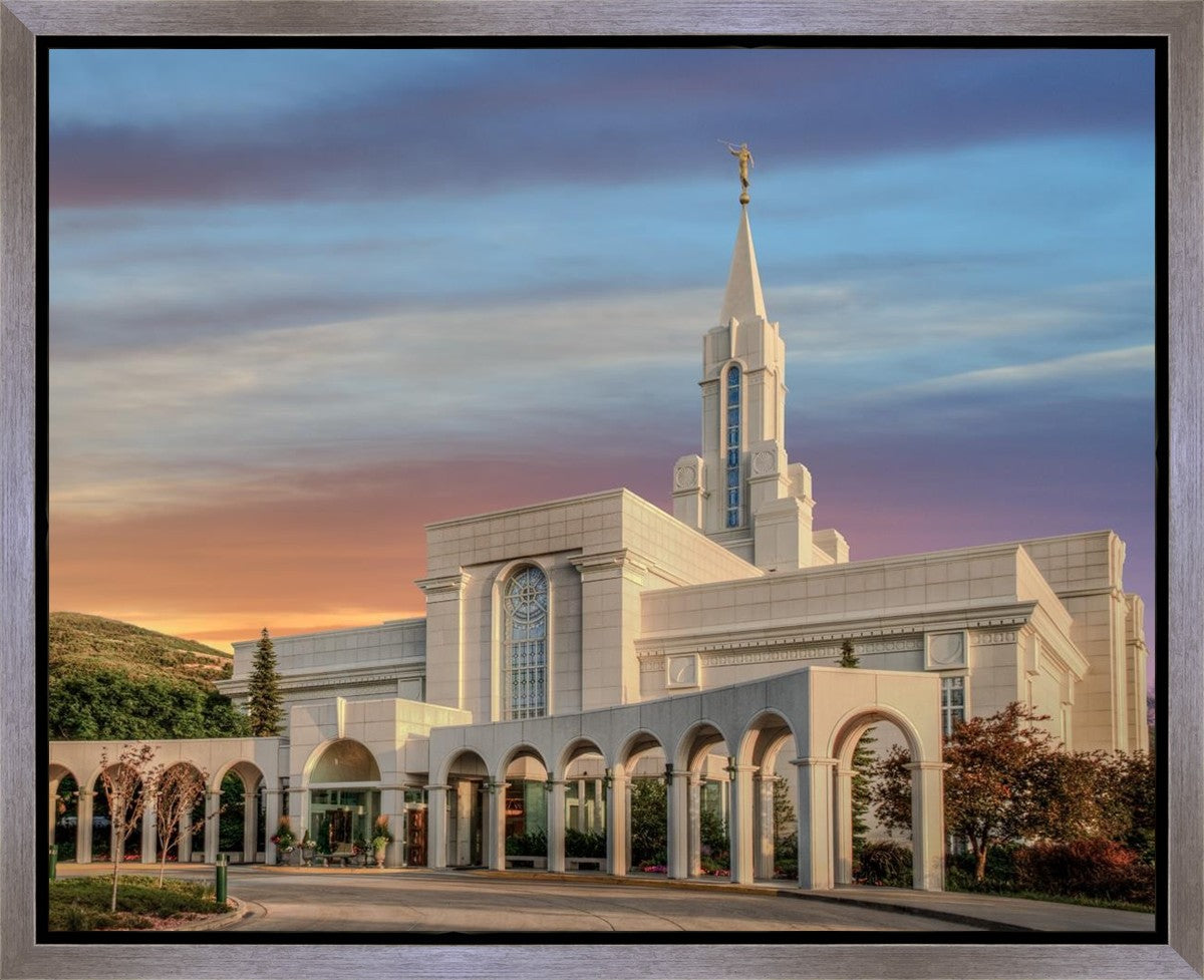 Bountiful Utah Temple A House of Truth Gallery Wrap