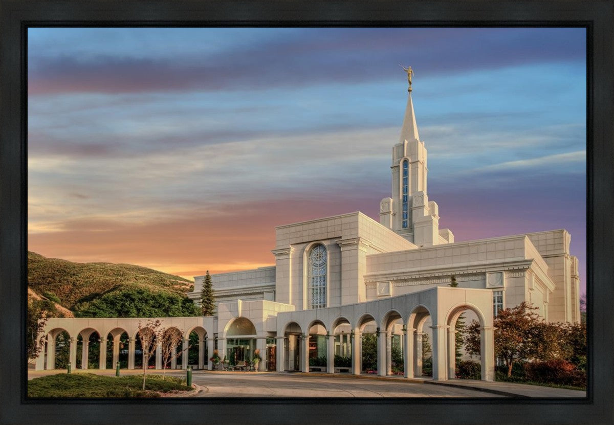 Bountiful Utah Temple A House of Truth Gallery Wrap