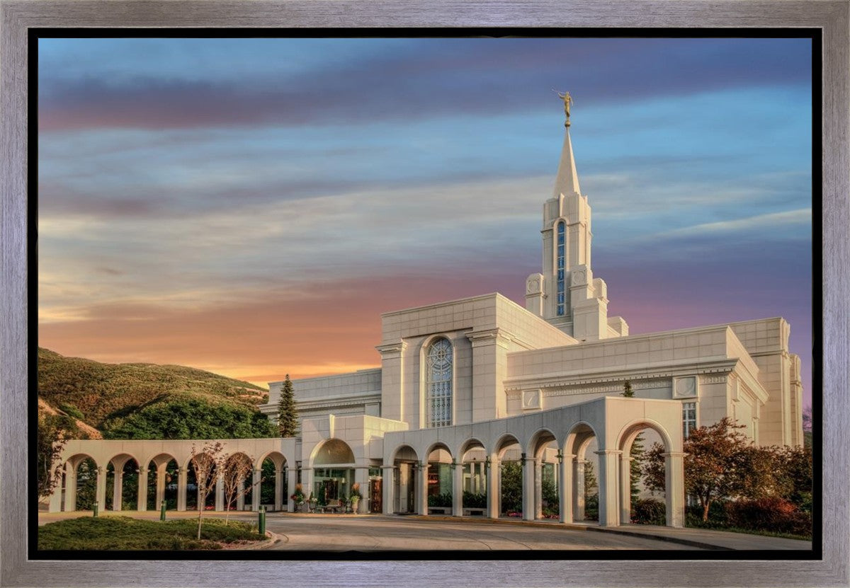 Bountiful Utah Temple A House of Truth Gallery Wrap