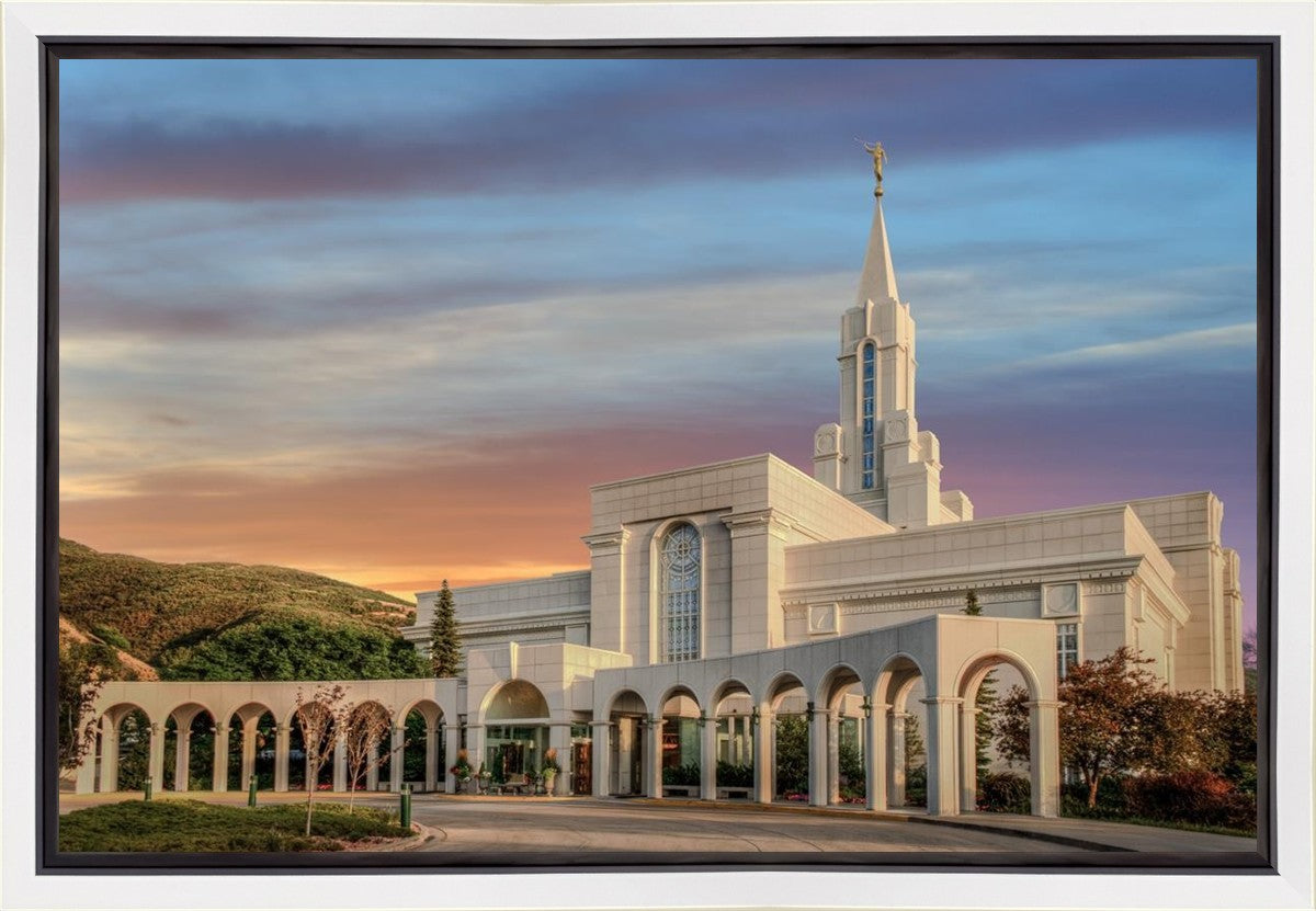 Bountiful Utah Temple A House of Truth Gallery Wrap
