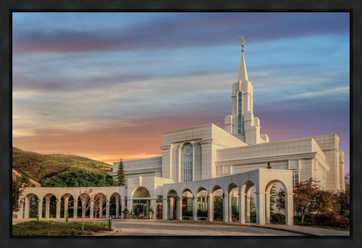 Bountiful Utah Temple A House of Truth Gallery Wrap