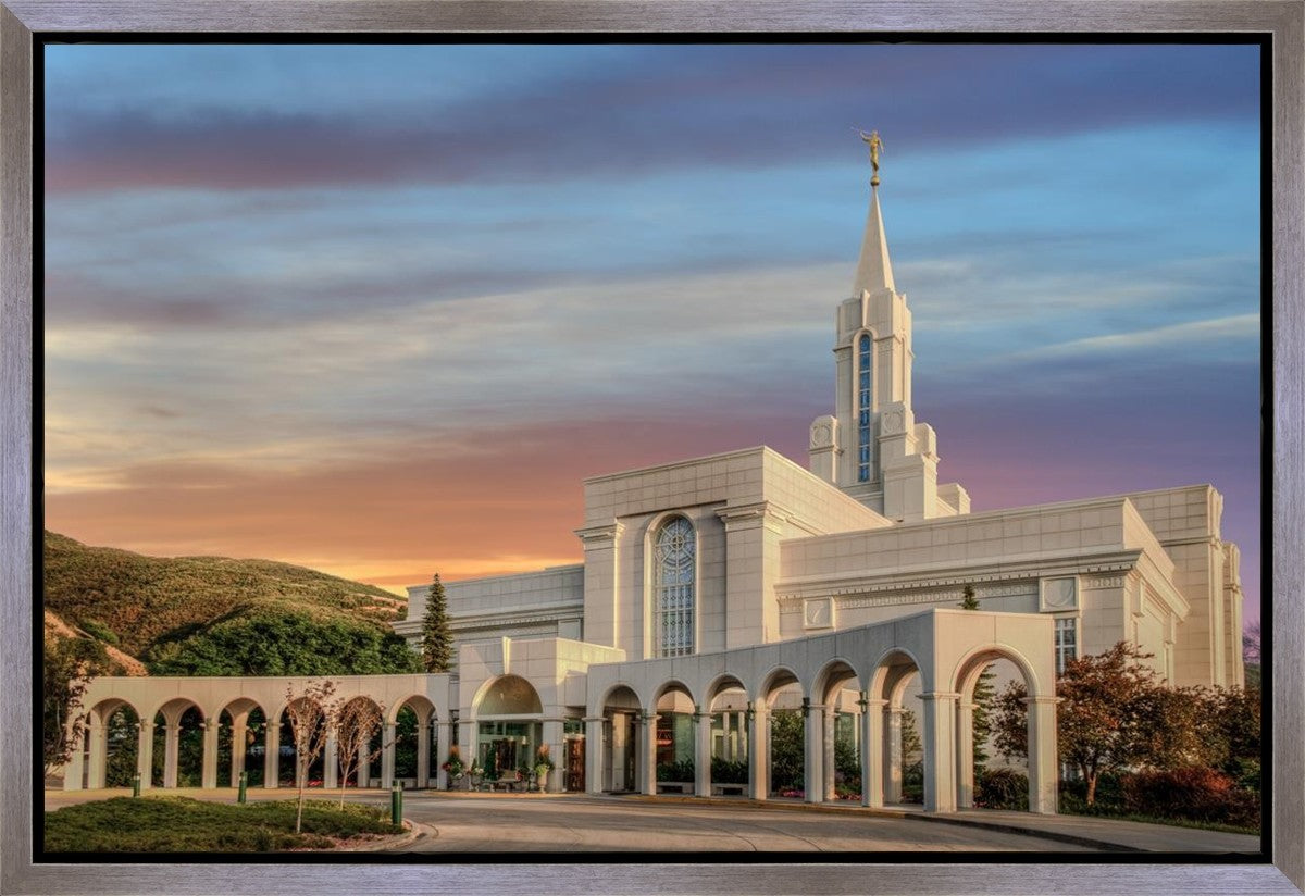 Bountiful Utah Temple A House of Truth Gallery Wrap