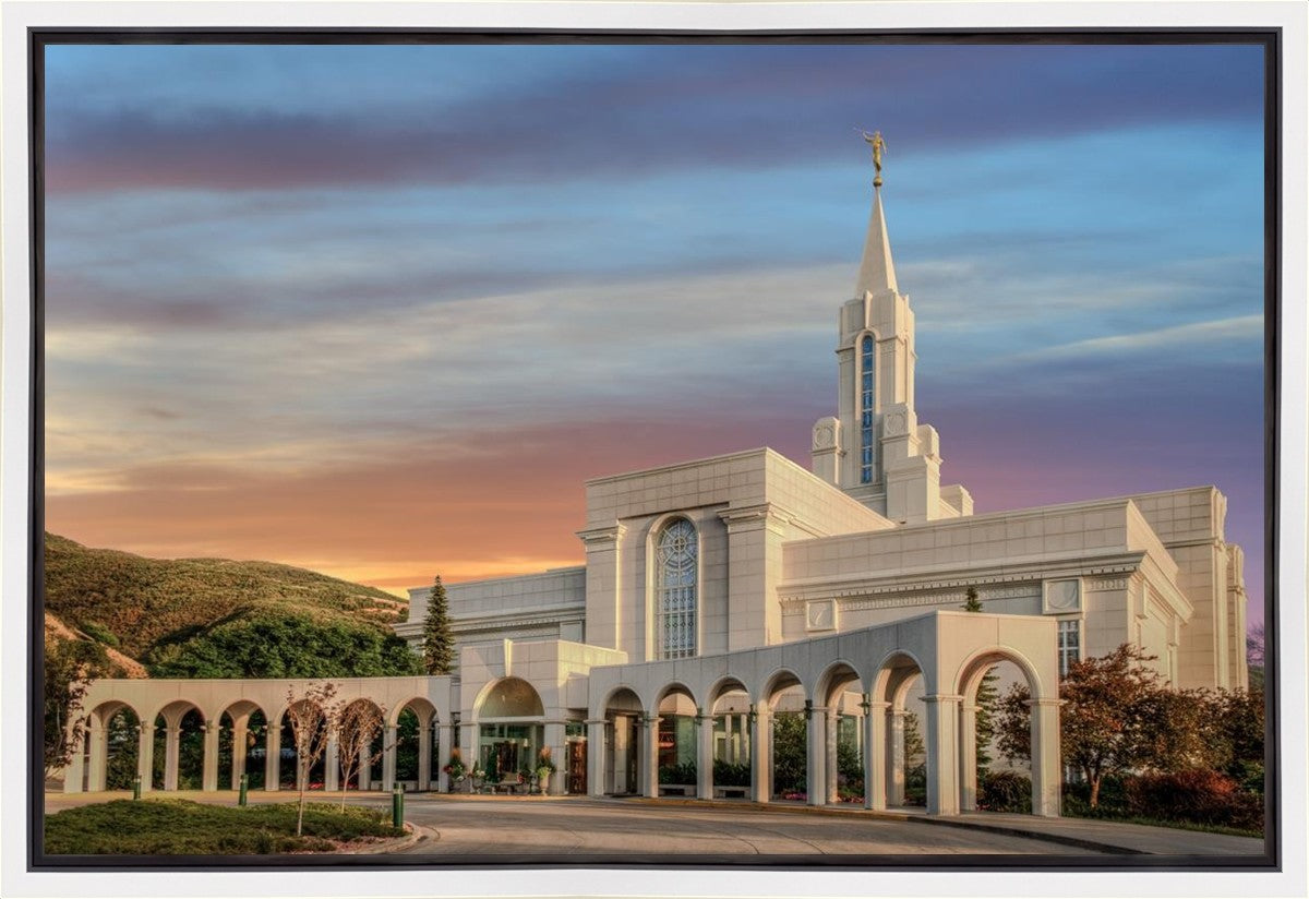 Bountiful Utah Temple A House of Truth Gallery Wrap