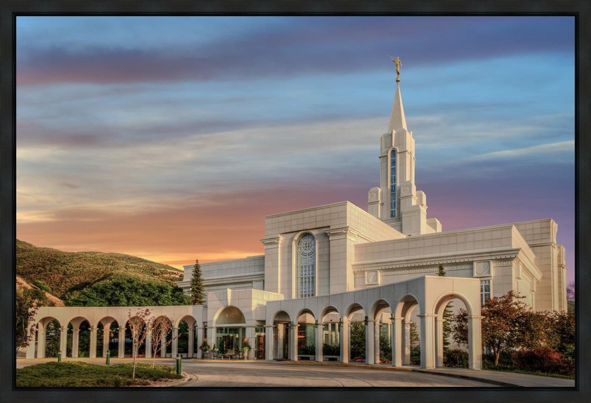 Bountiful Utah Temple A House of Truth Gallery Wrap