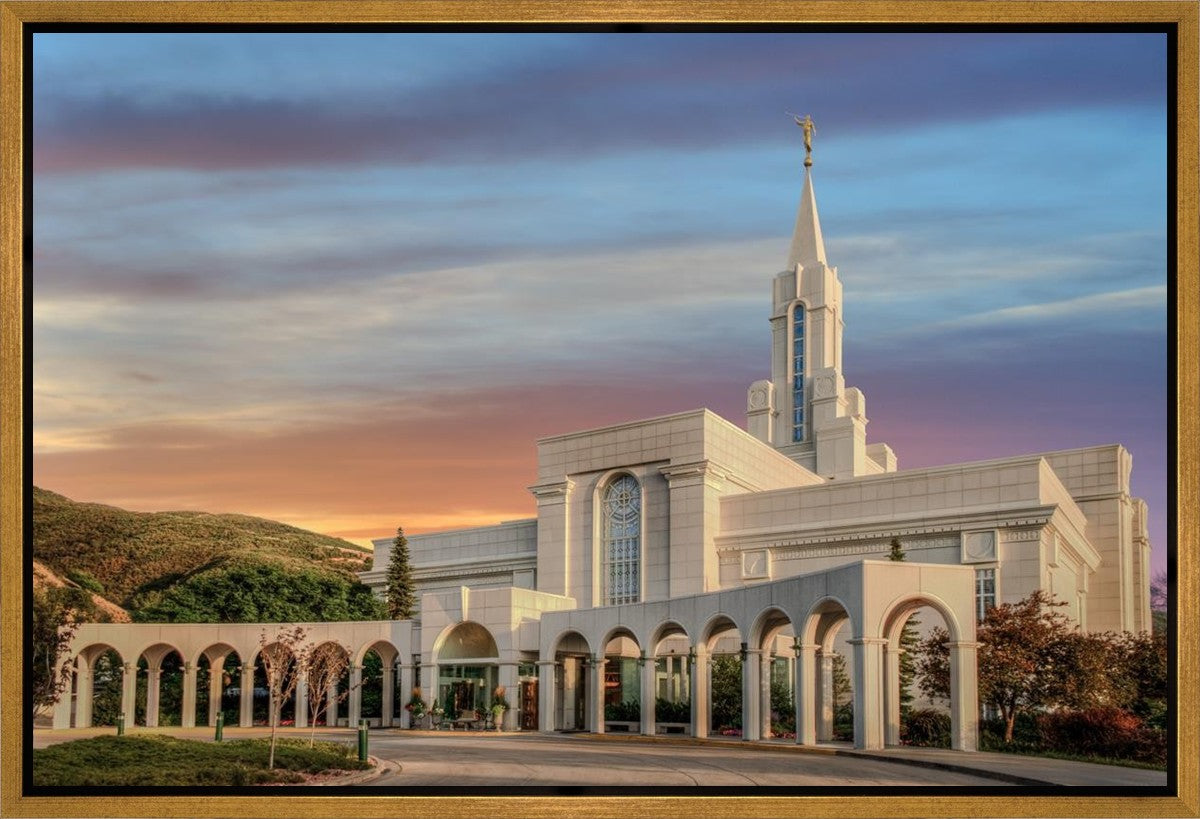 Bountiful Utah Temple A House of Truth Gallery Wrap