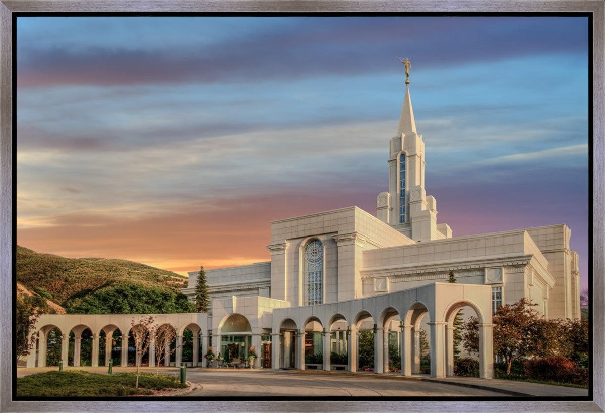 Bountiful Utah Temple A House of Truth Gallery Wrap