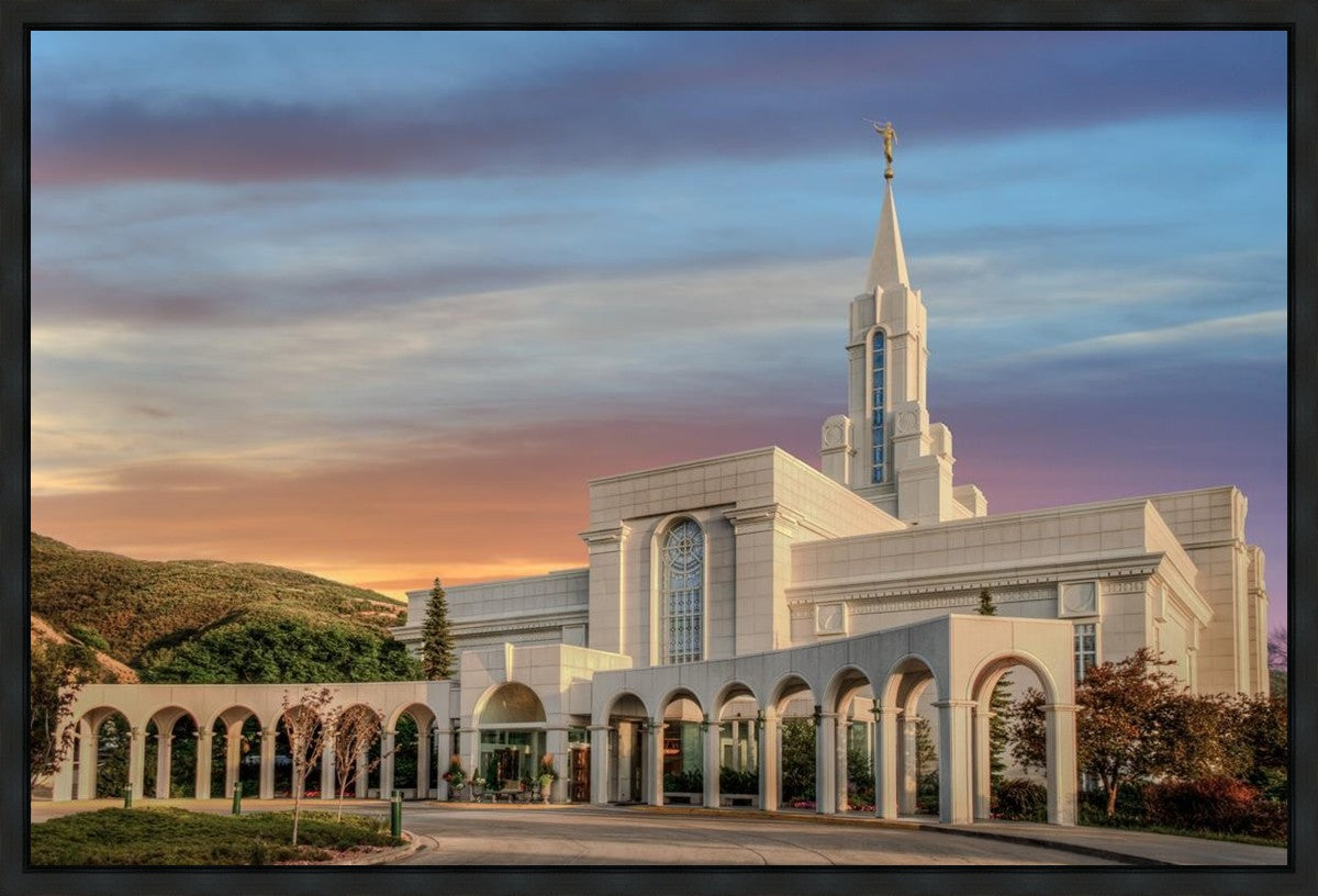 Bountiful Utah Temple A House of Truth Gallery Wrap
