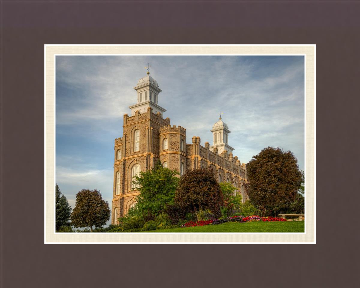 Logan Utah Temple House on a Hill