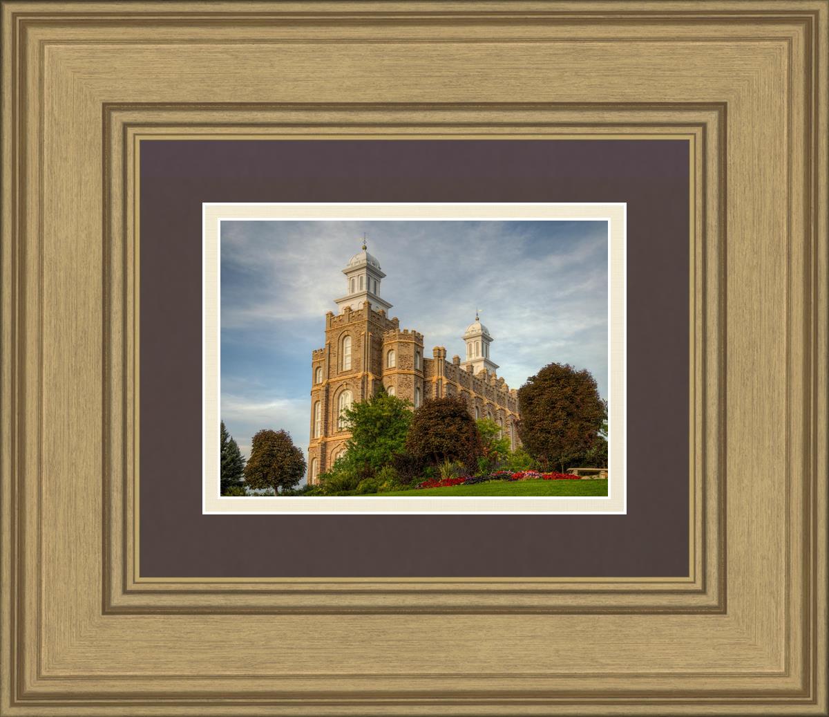 Logan Utah Temple House on a Hill