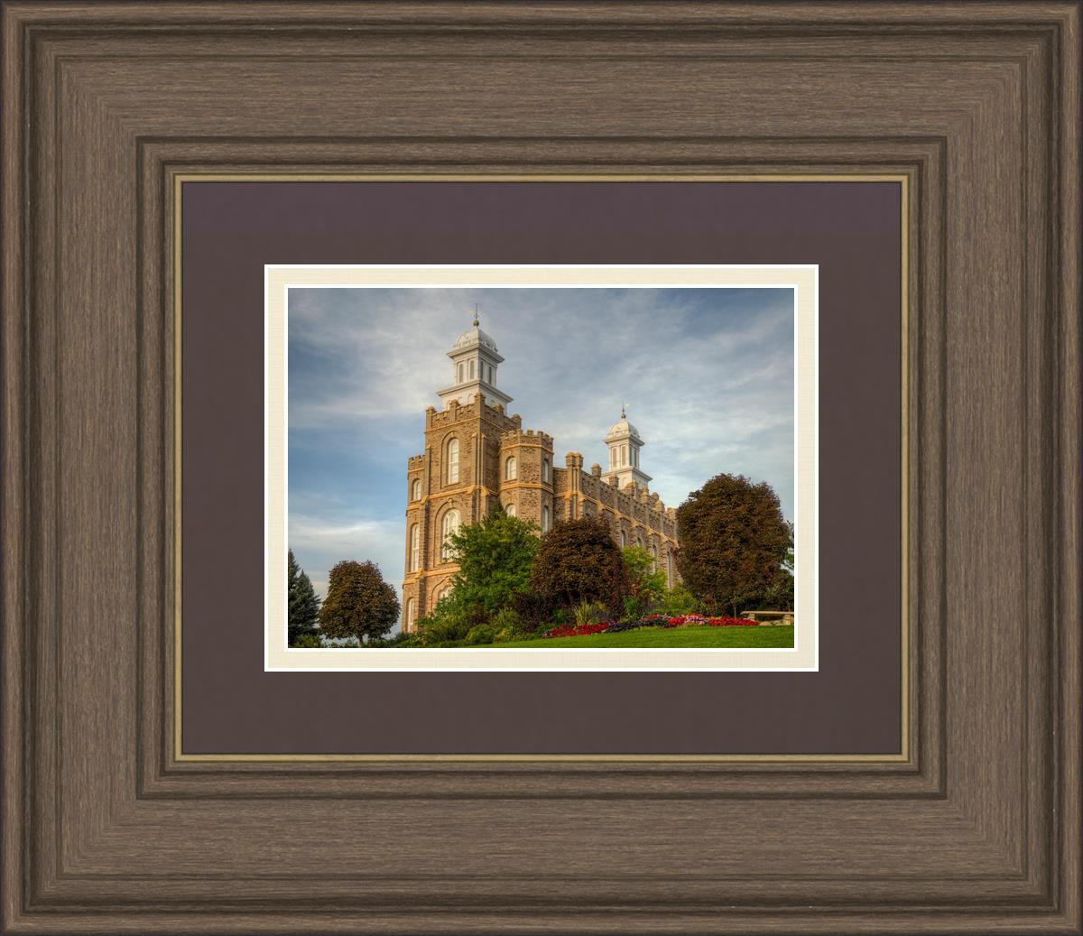 Logan Utah Temple House on a Hill