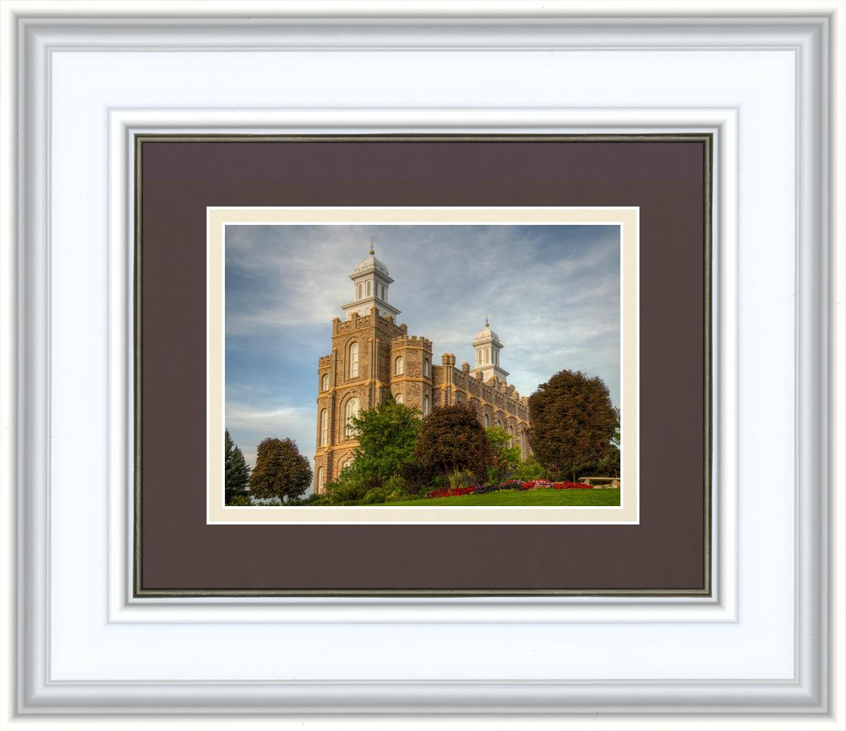 Logan Utah Temple House on a Hill