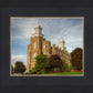 Logan Utah Temple House on a Hill