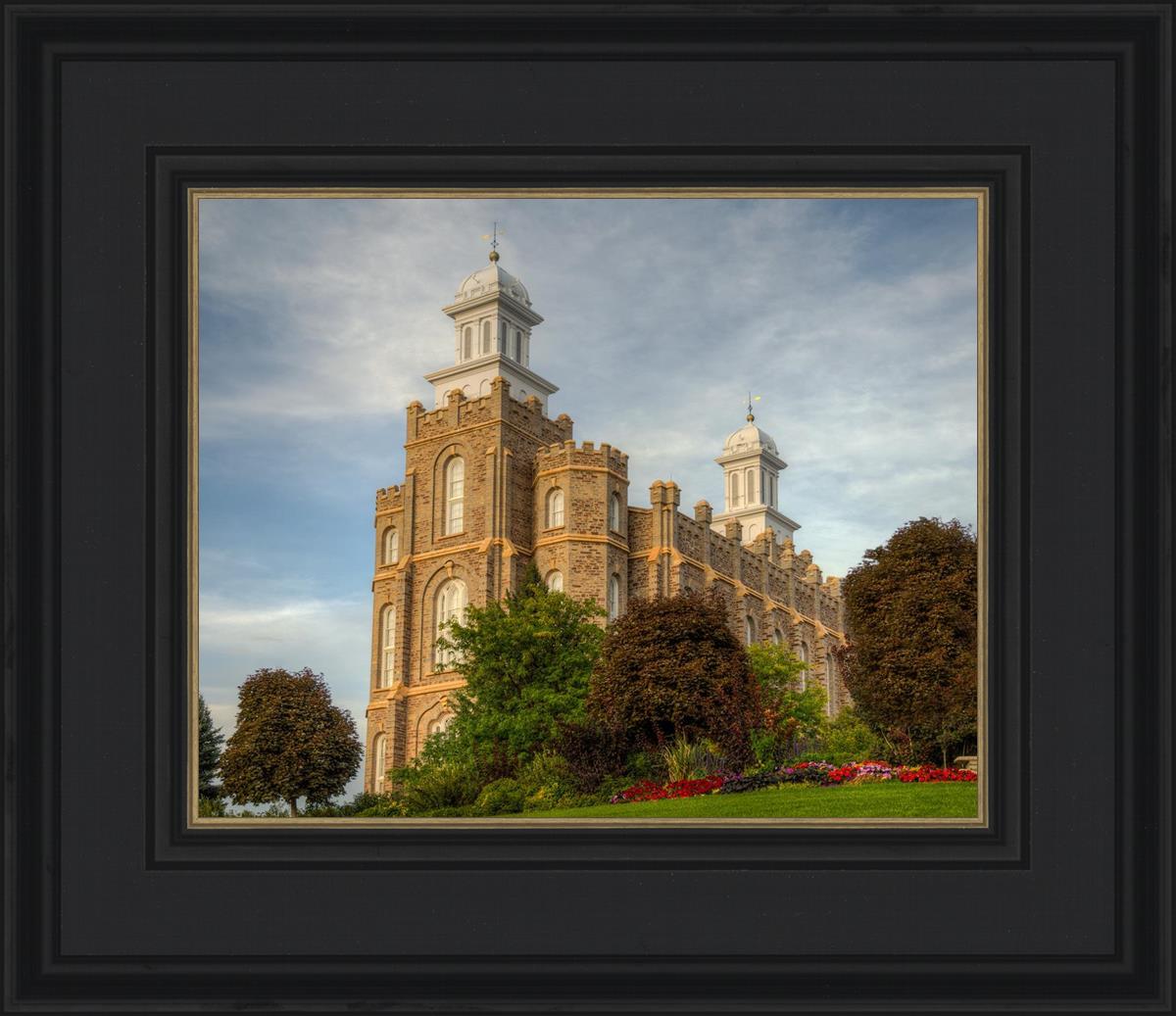 Logan Utah Temple House on a Hill